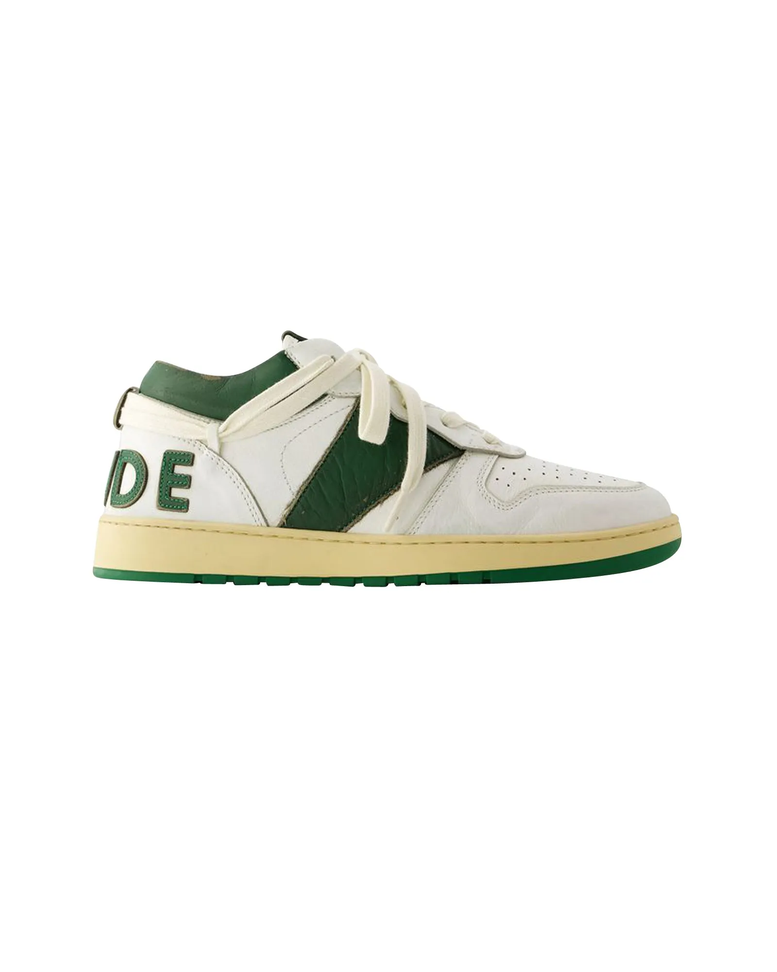 Rhecess Low Sneakers - Rhude - Leather - White/Green