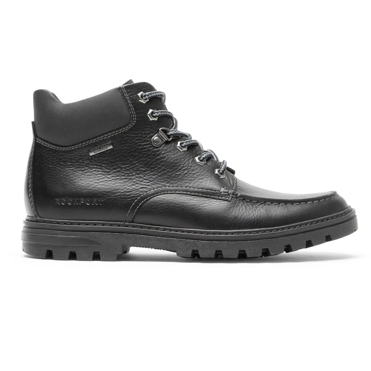 Rockport Weather Or Not CI6164-001 Boot Mens 7.5 Black Waterproof Moc Toe KHD354