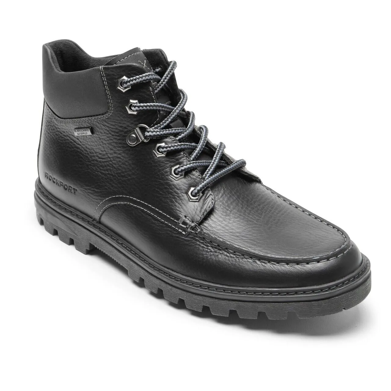 Rockport Weather Or Not CI6164-001 Boot Mens 7.5 Black Waterproof Moc Toe KHD354