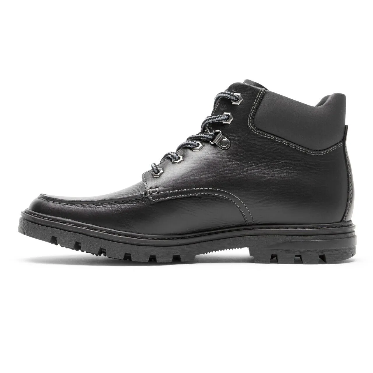 Rockport Weather Or Not CI6164-001 Boot Mens 7.5 Black Waterproof Moc Toe KHD354
