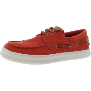Runner Four Mens Lace-Up Canvas Boat Shoes