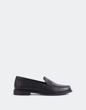 Safiya Black Leather