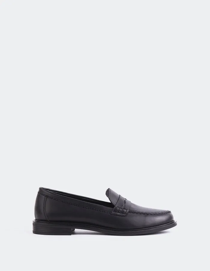 Safiya Black Leather