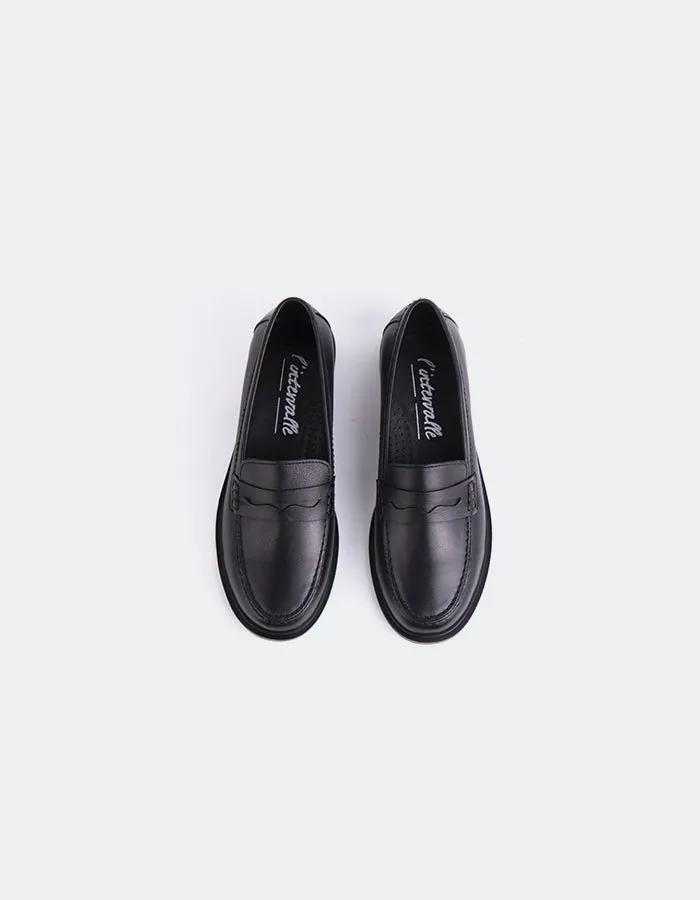 Safiya Black Leather