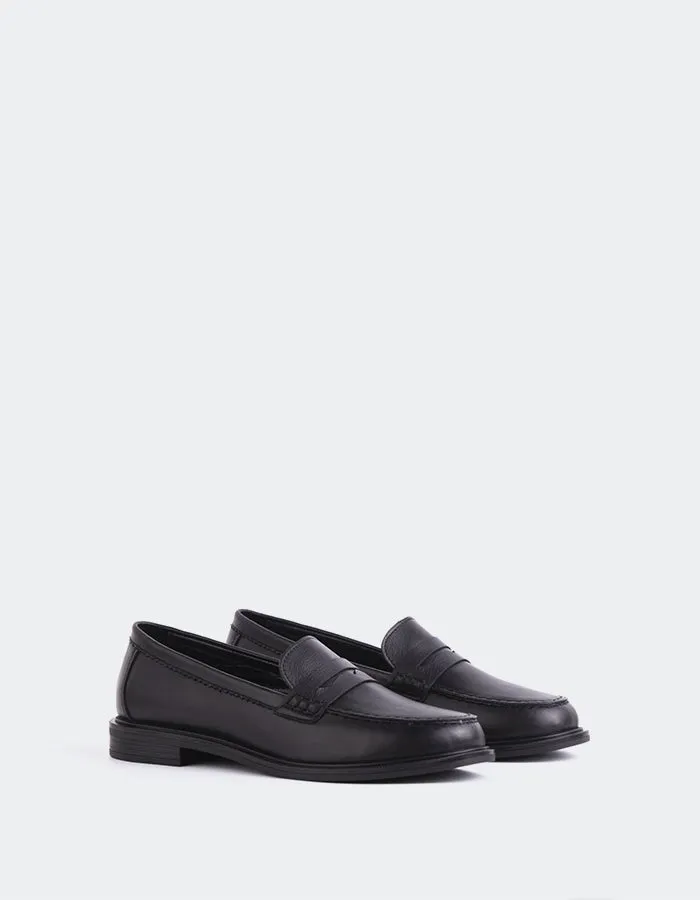 Safiya Black Leather