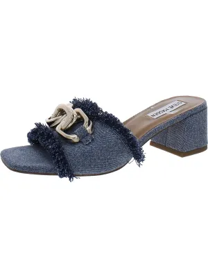 Santana Womens Denim Slide Sandals