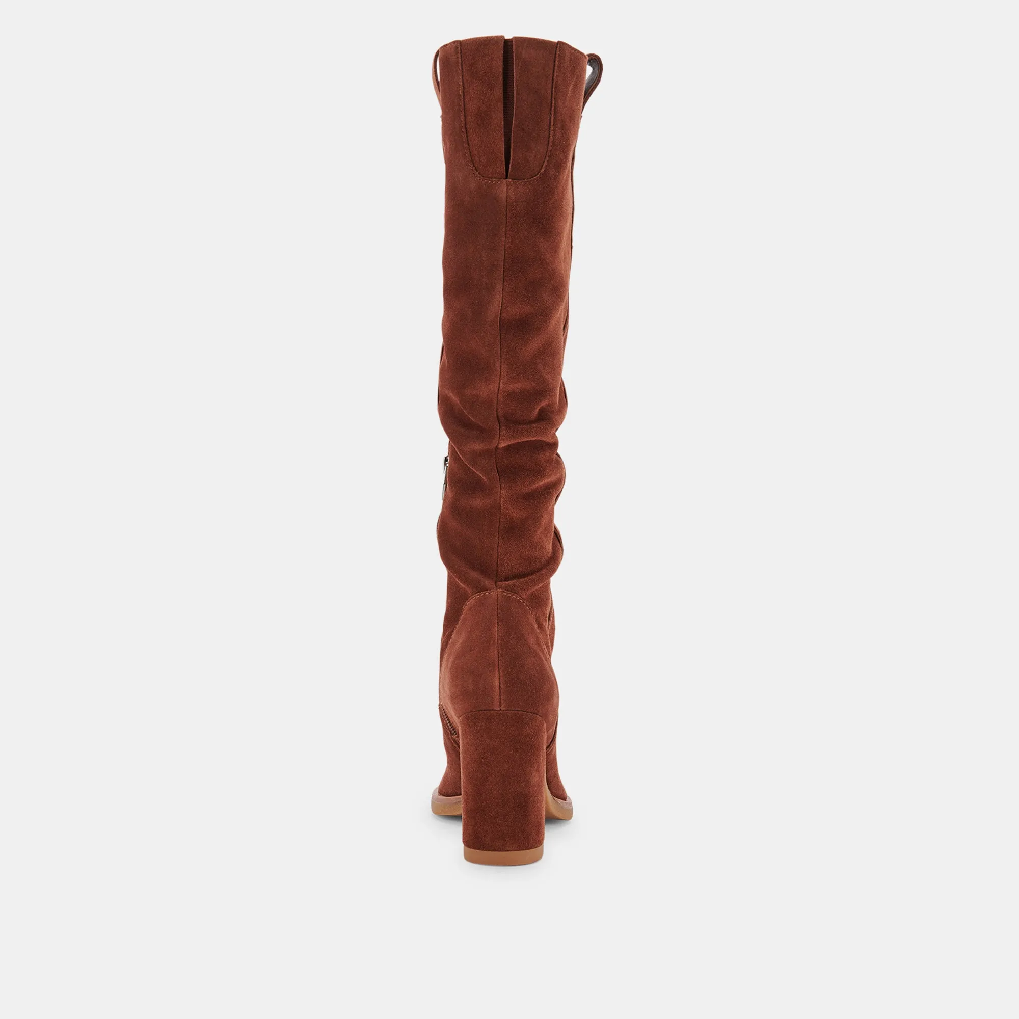 SARIE BOOTS BRANDY SUEDE