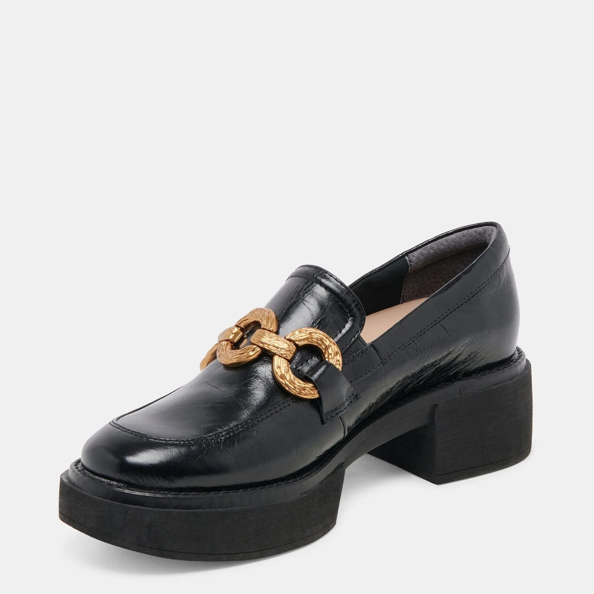 Sheena Loafers Midnight Crinkle Patent