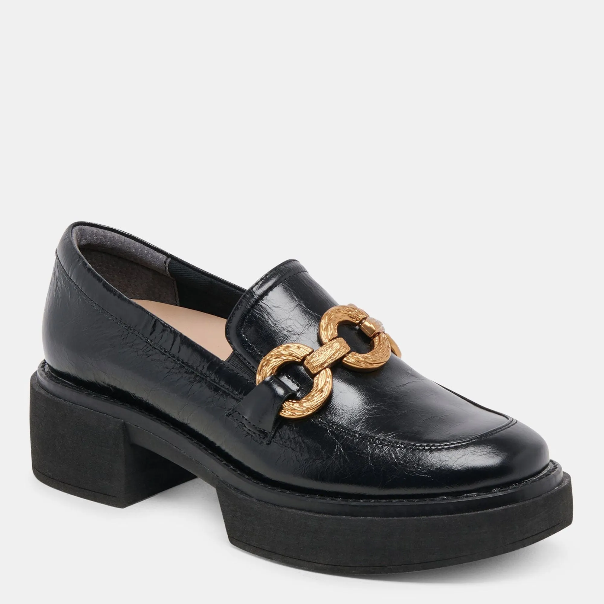 Sheena Loafers Midnight Crinkle Patent
