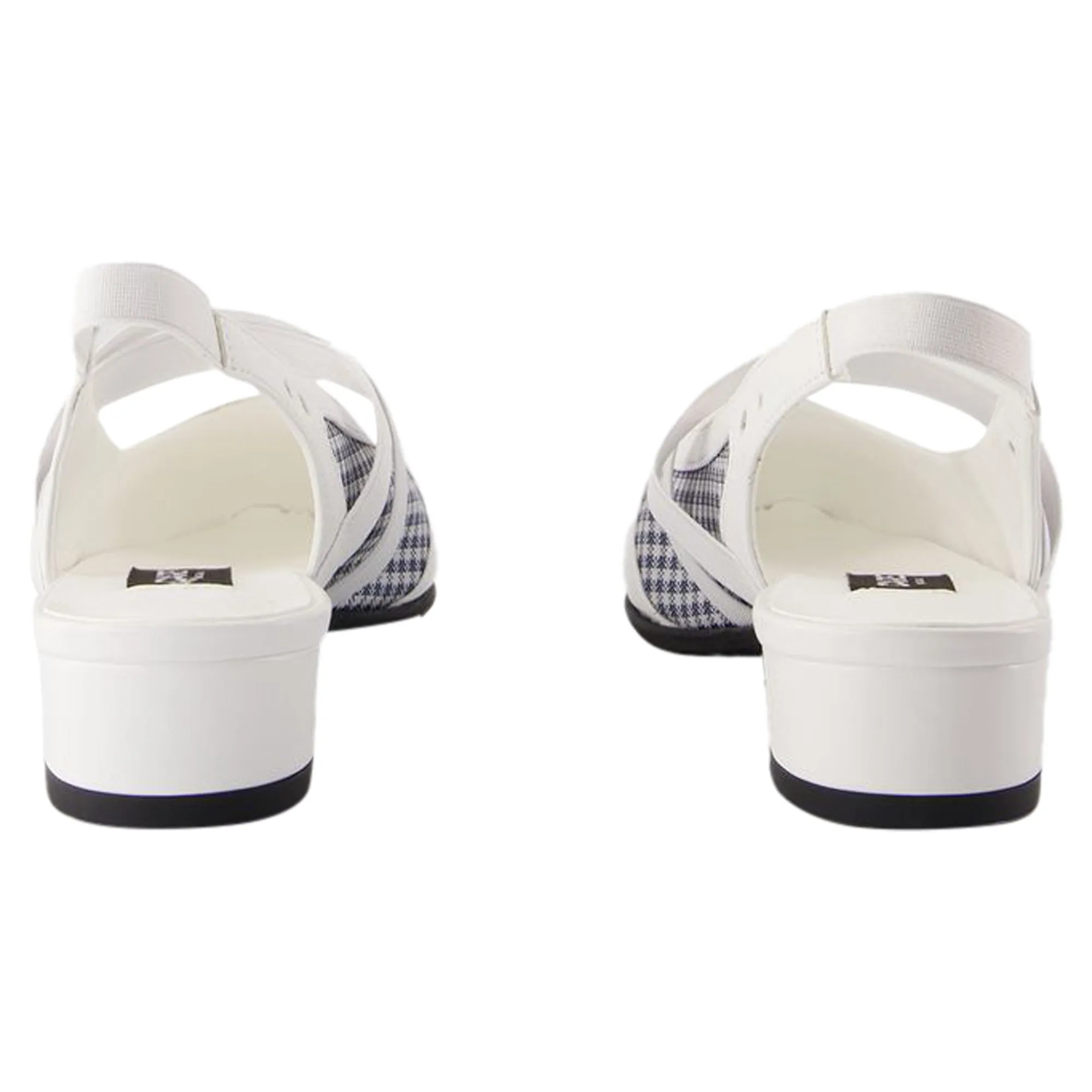 Sling Back Peachy - Carel - Leather - White