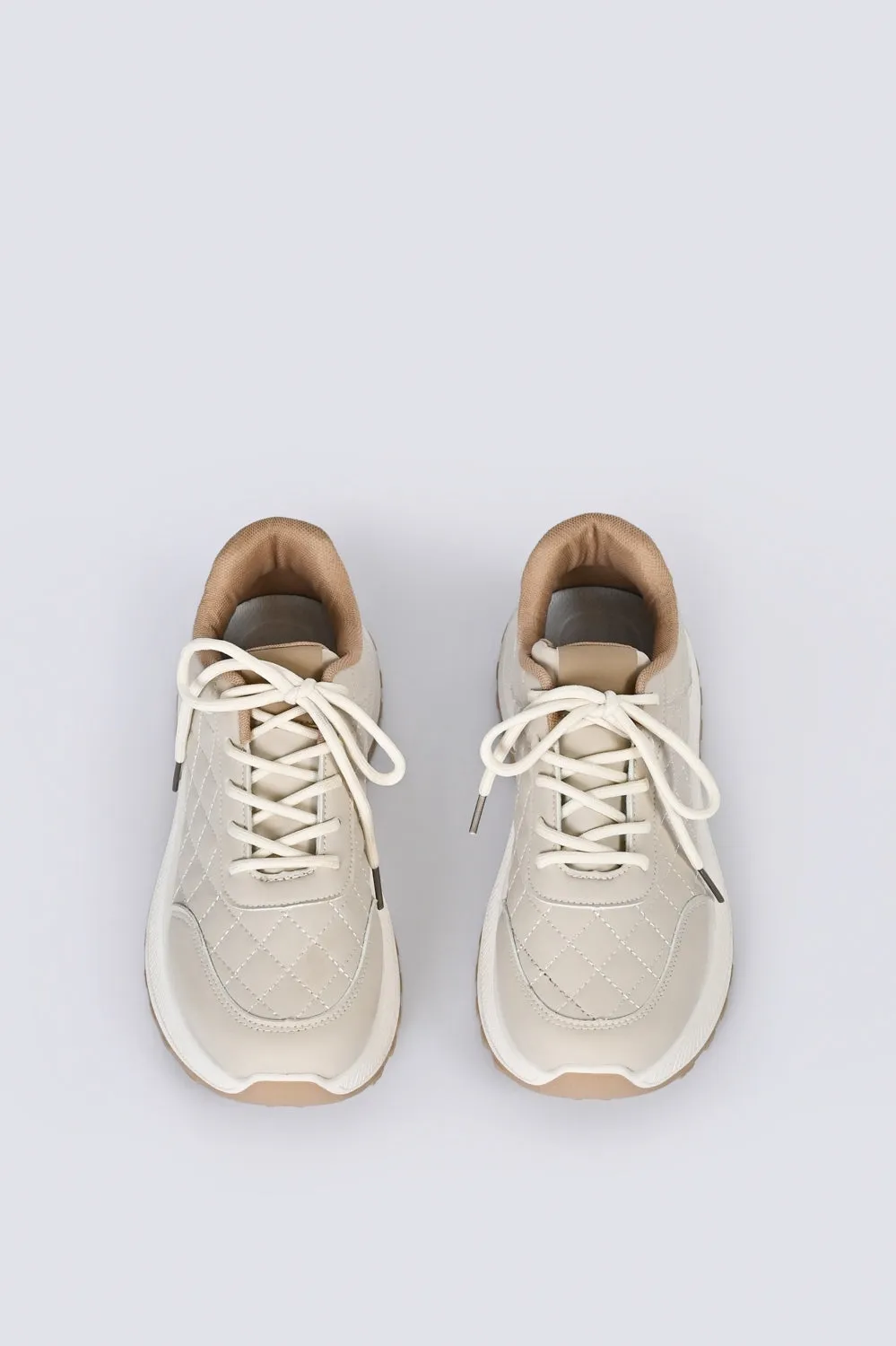 SNEAKERS WITH QUILT DETAIL