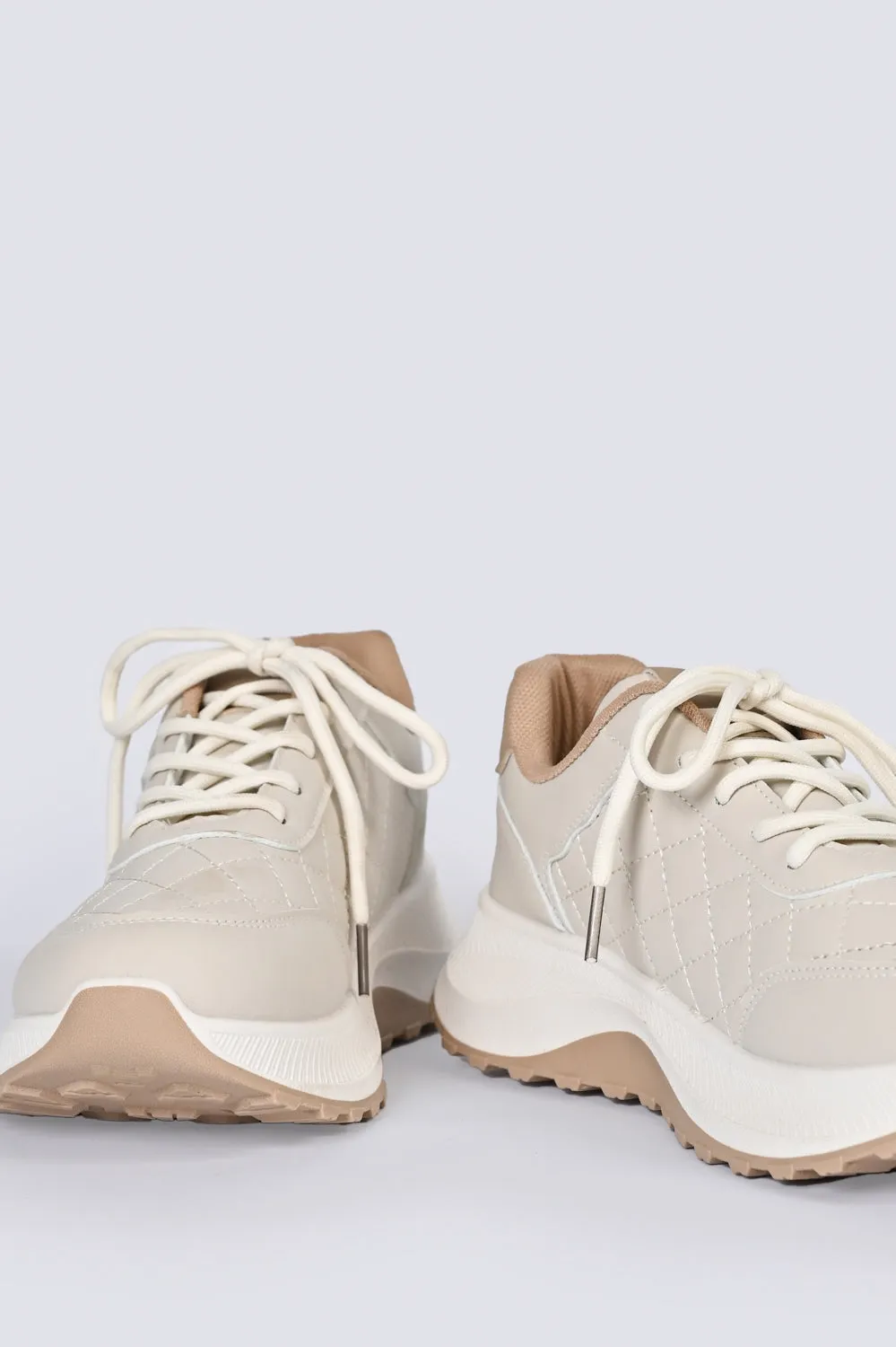 SNEAKERS WITH QUILT DETAIL