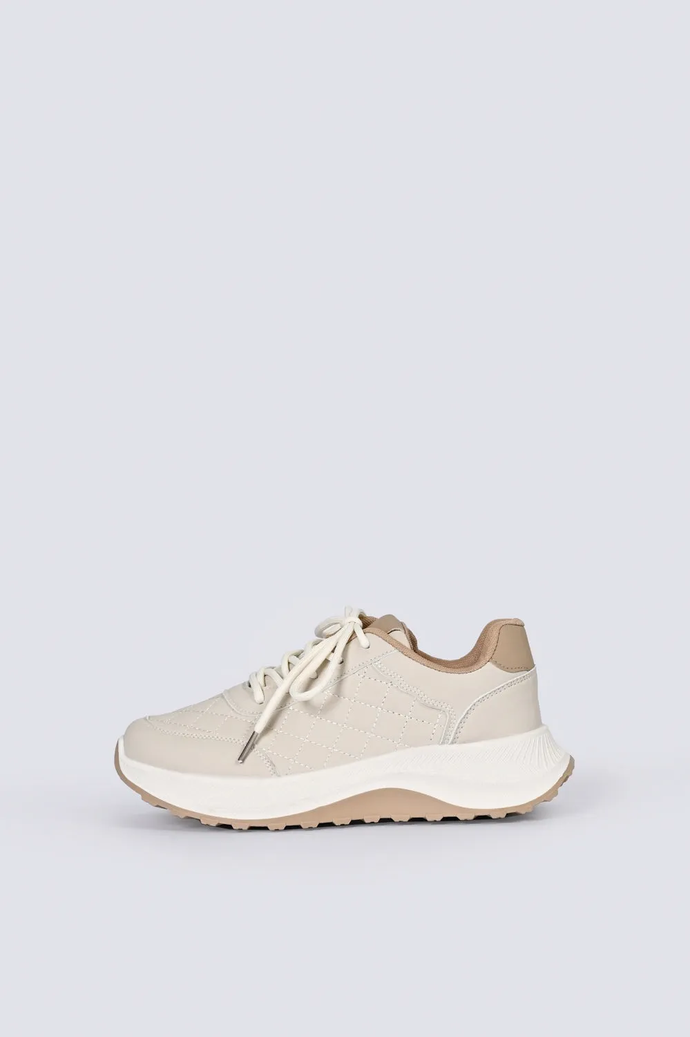 SNEAKERS WITH QUILT DETAIL