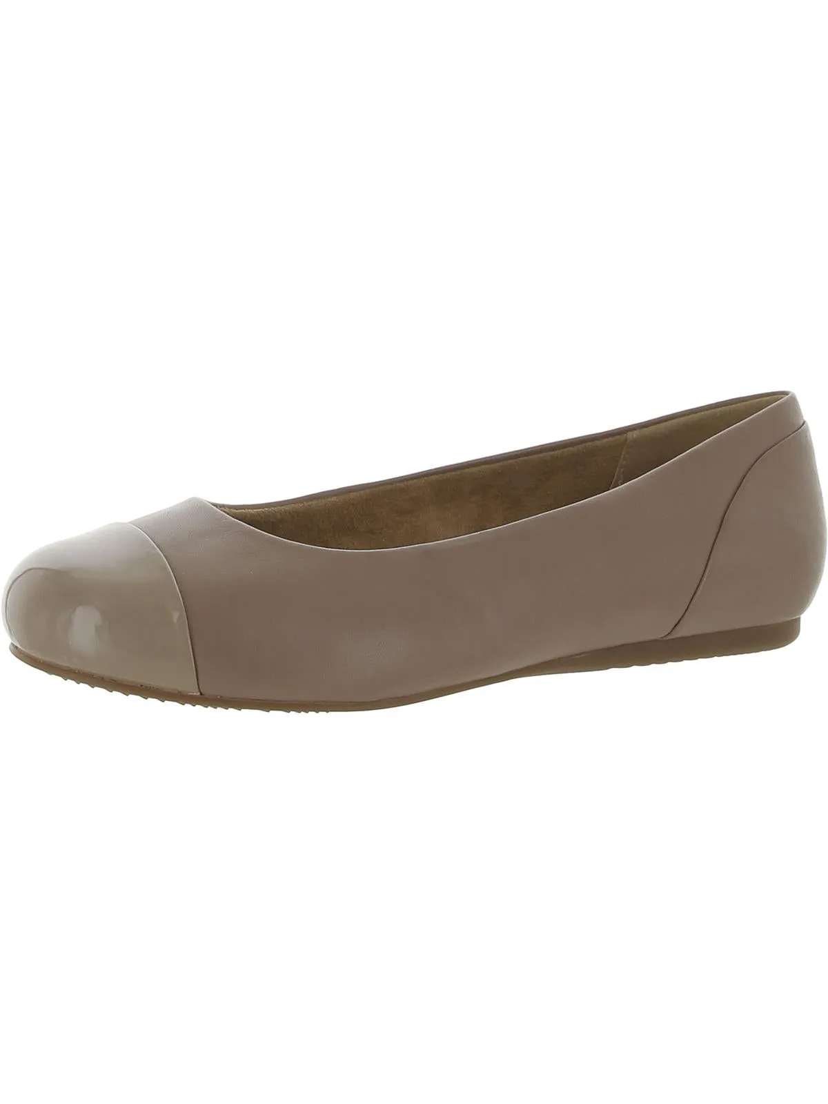 Sonoma Womens Leather Slip On Ballet Flats