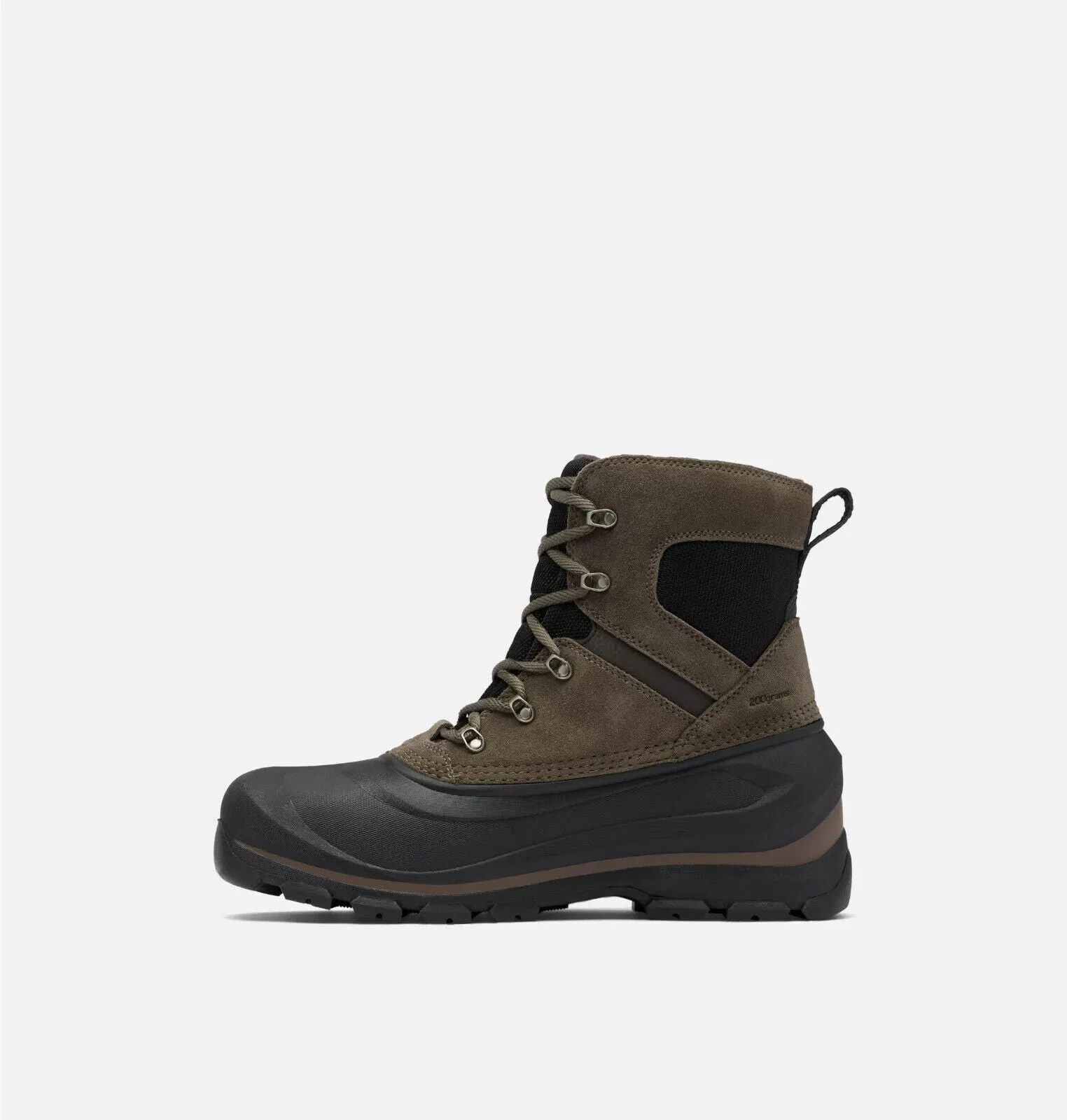 Sorel Buxton 1760181-245 Men's 9.5 Major Black Suede Leather Snow Boots EEE3715