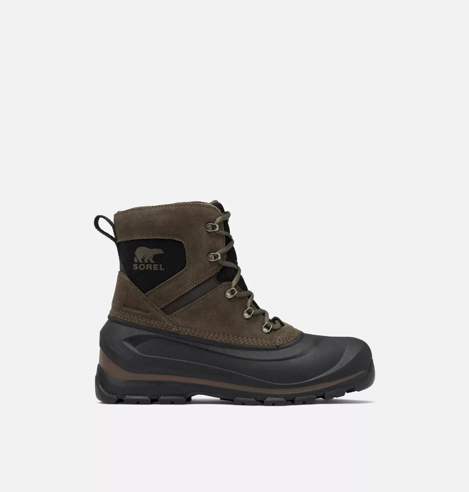 Sorel Buxton 1760181-245 Men's 9.5 Major Black Suede Leather Snow Boots EEE3715