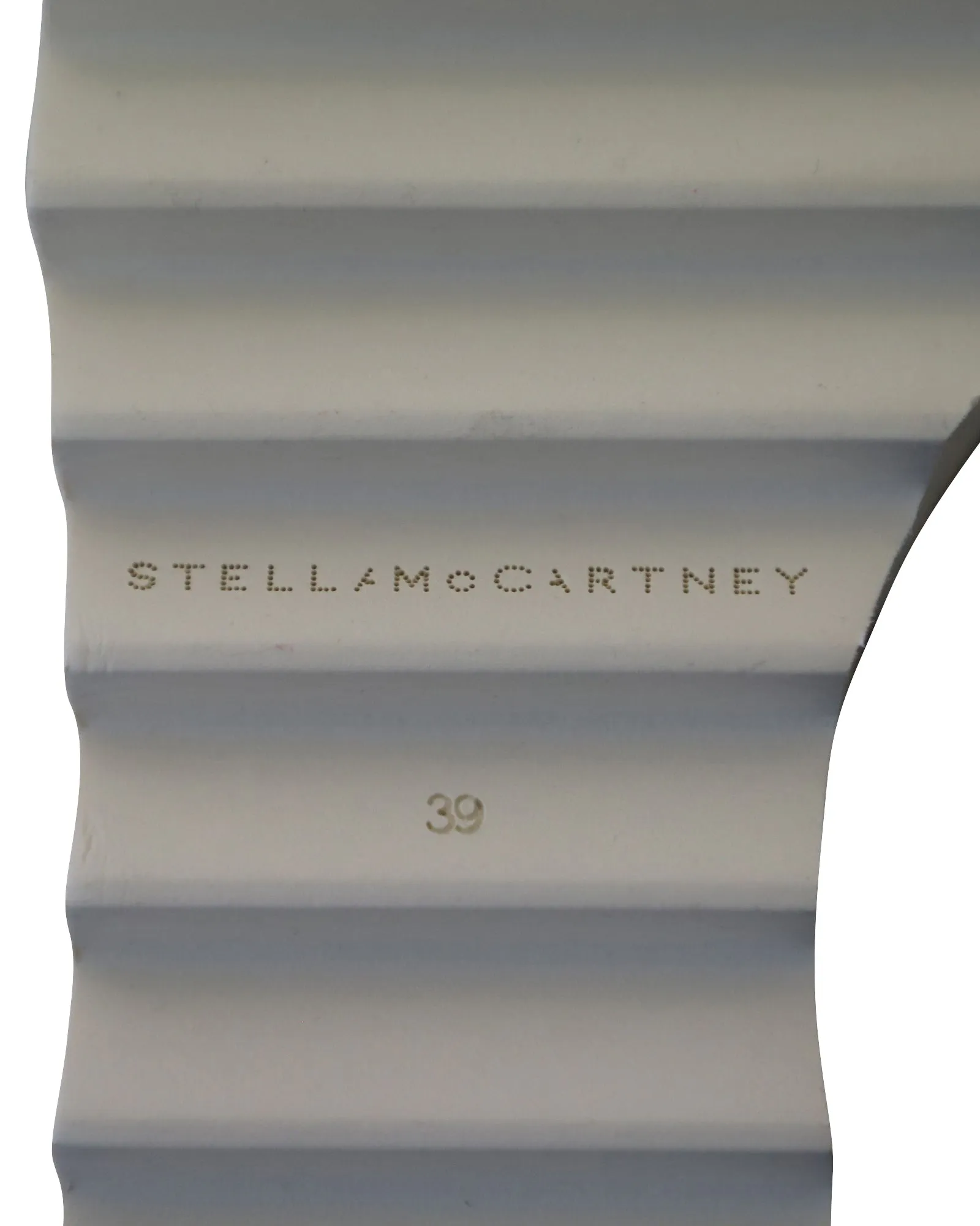 Stella McCartney Elyse Wedge Sandals in Black Faux Leather