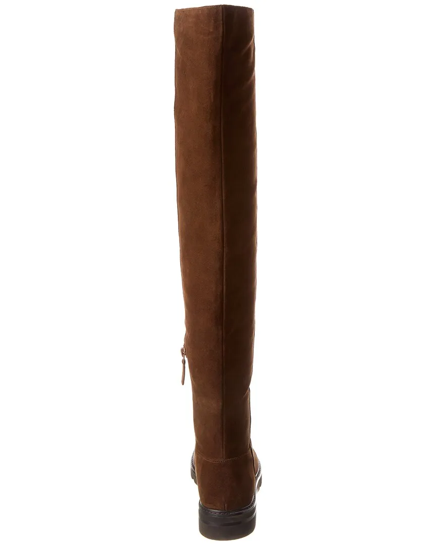 Stuart Weitzman Chicago Lug Suede Over-The-Knee Boot
