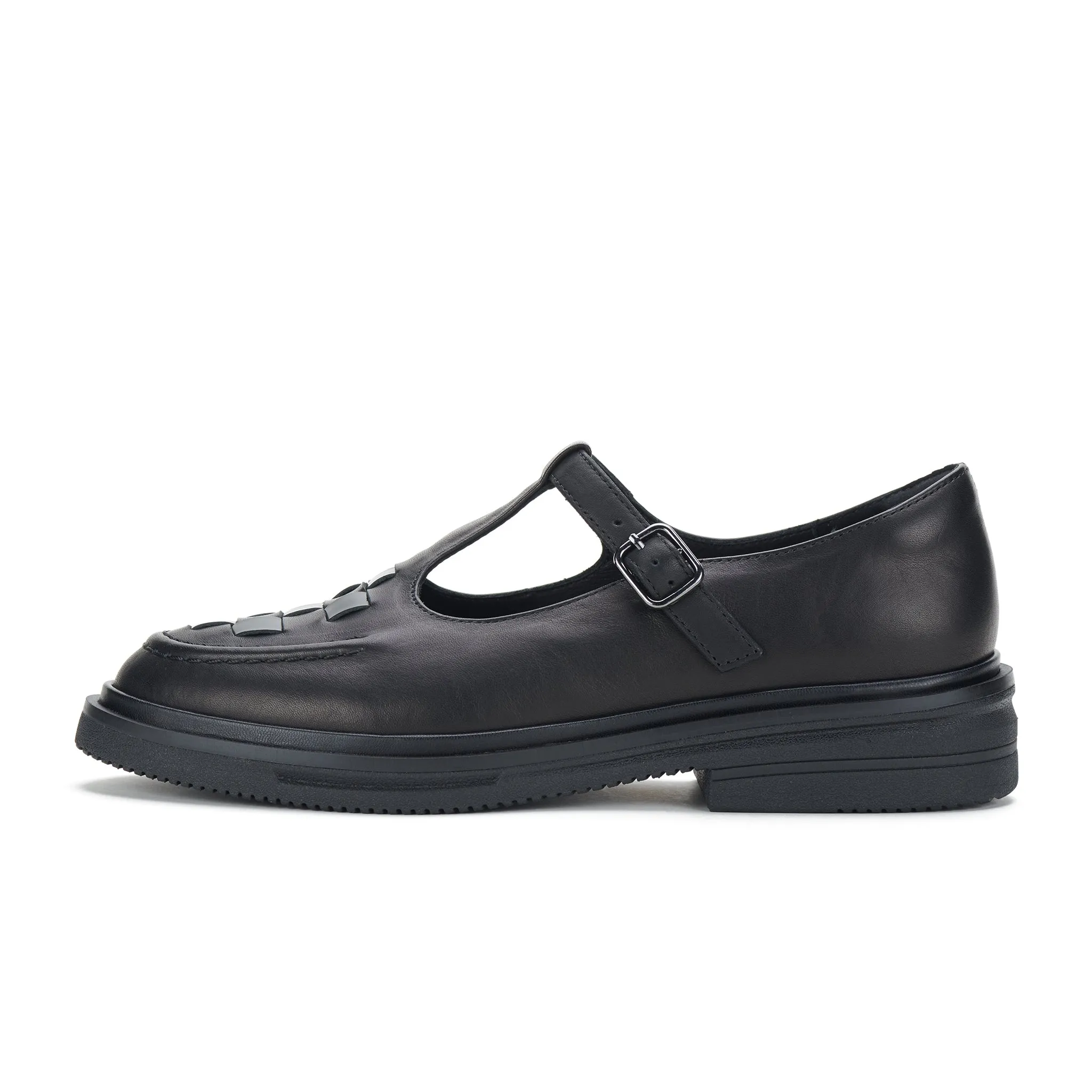 T-Bar Loafer Rise All Black