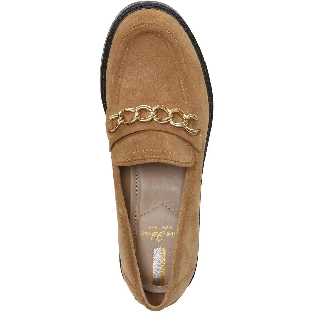 Taelor Womens Chain Penny Loafers