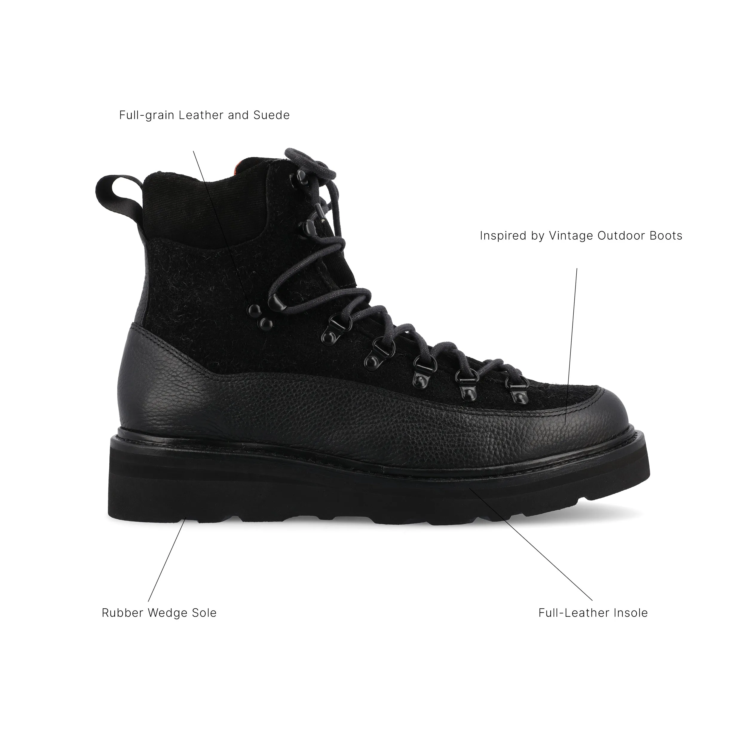 The Alpine Boot in Midnight
