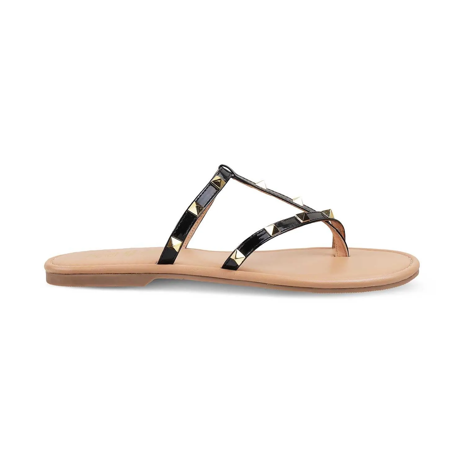 The Astud Black Women's Casual Flats Tresmode
