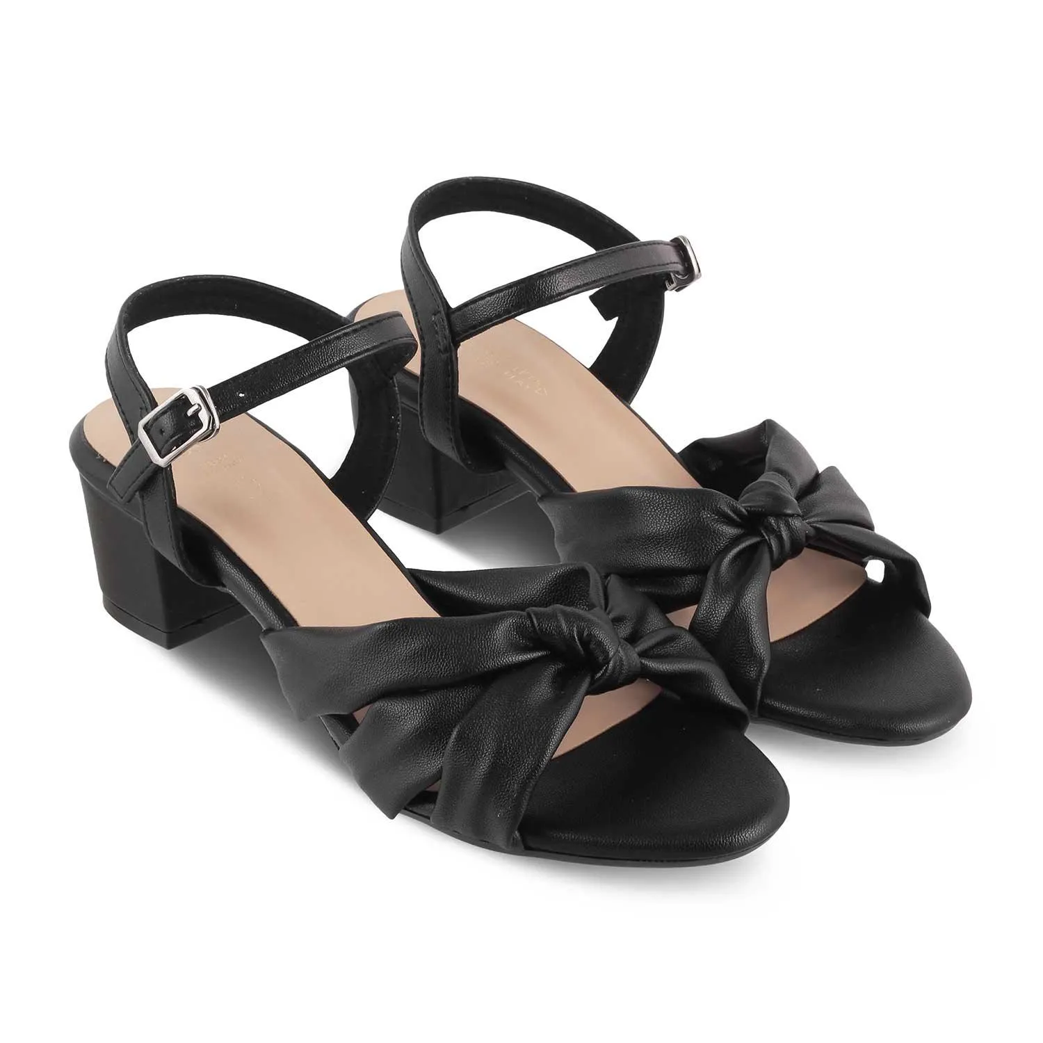 The Boem Black Women's Dress Block Heel Sandals Tresmode