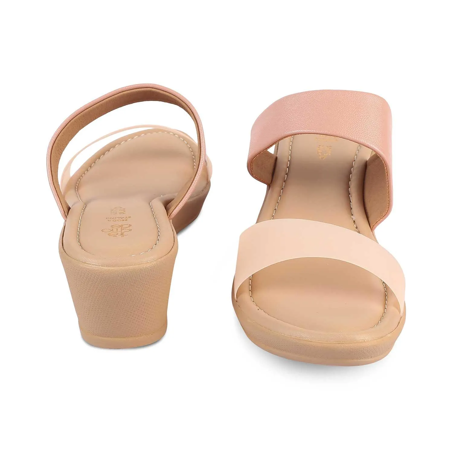 The Sios Pink Women's Casual Wedge Sandals Tresmode