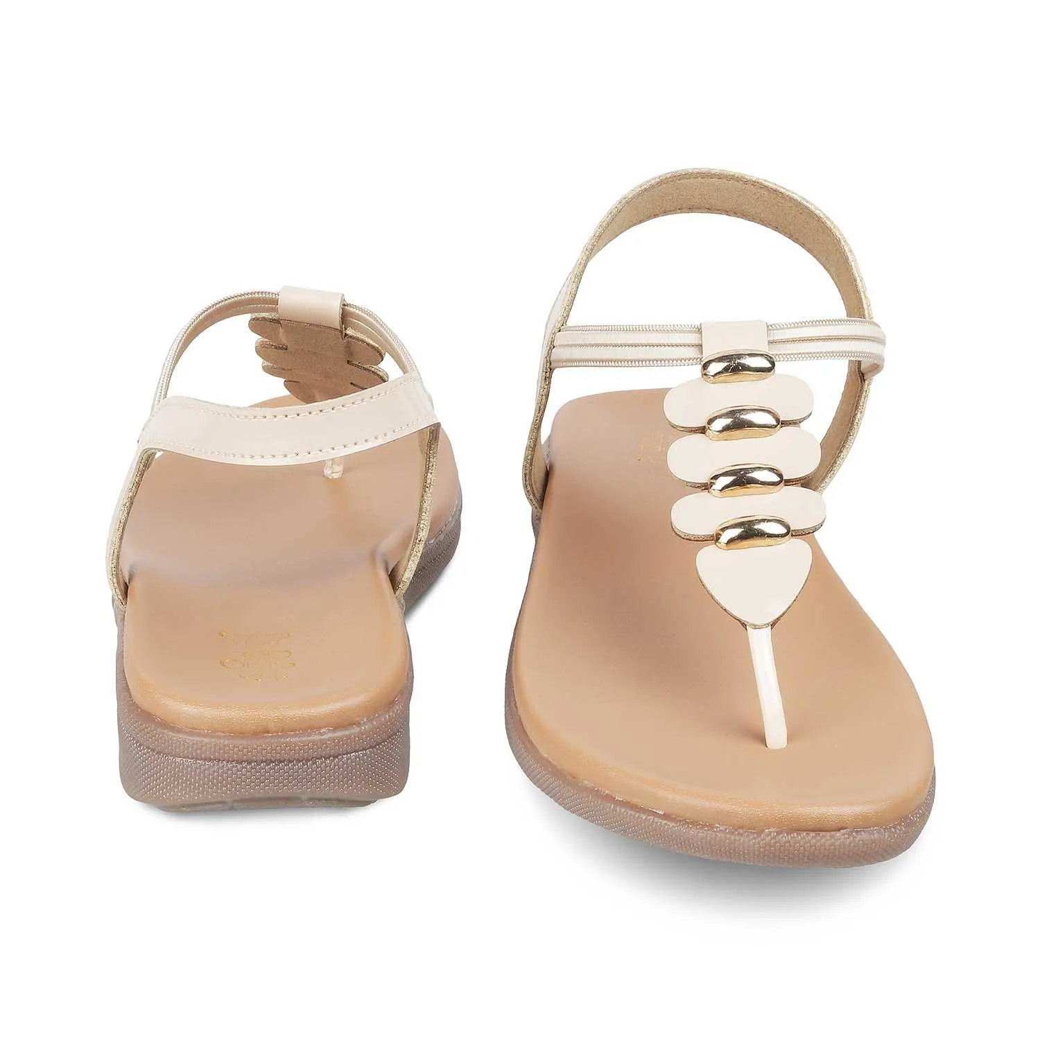 The Velencia TMS-3 Beige Women's Casual Flats Tresmode