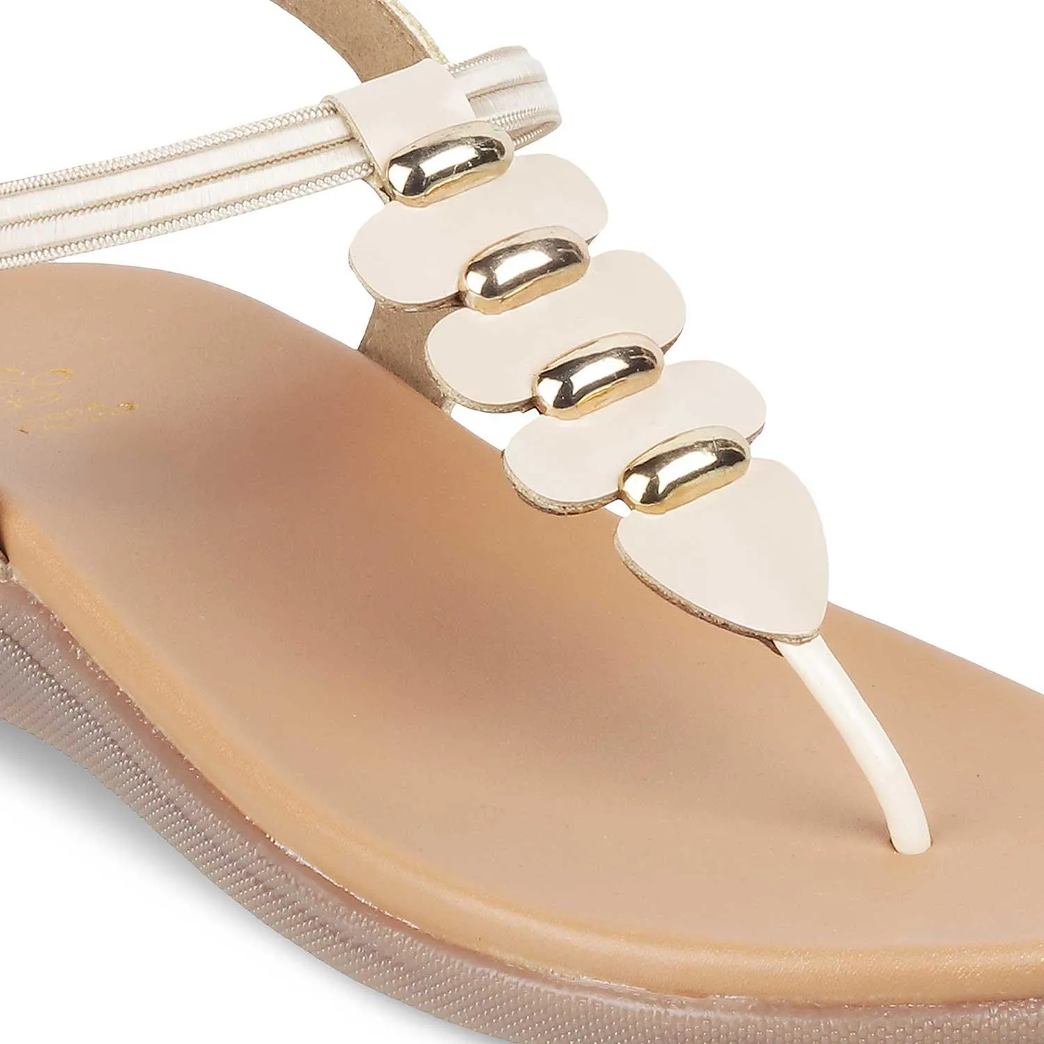 The Velencia TMS-3 Beige Women's Casual Flats Tresmode