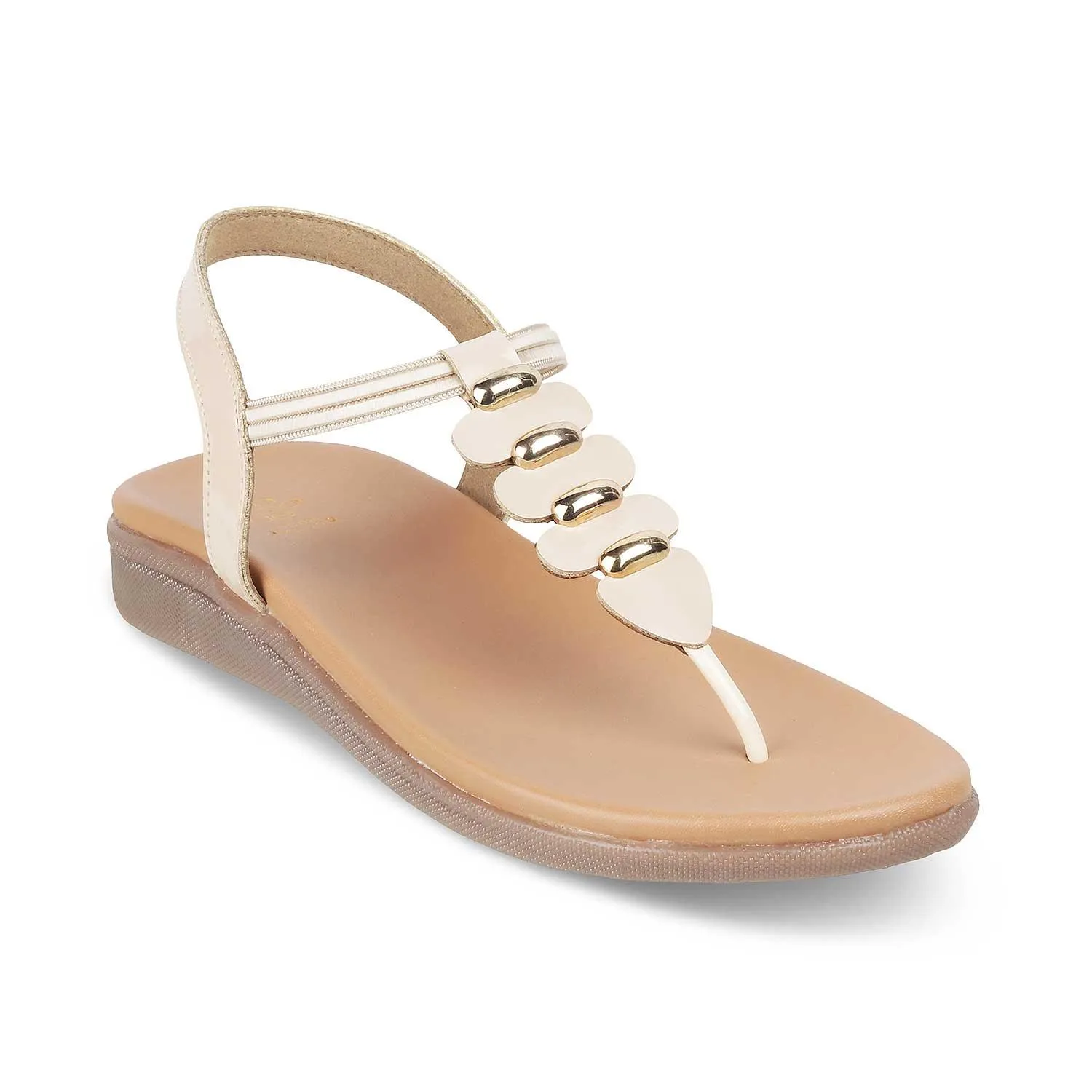The Velencia TMS-3 Beige Women's Casual Flats Tresmode
