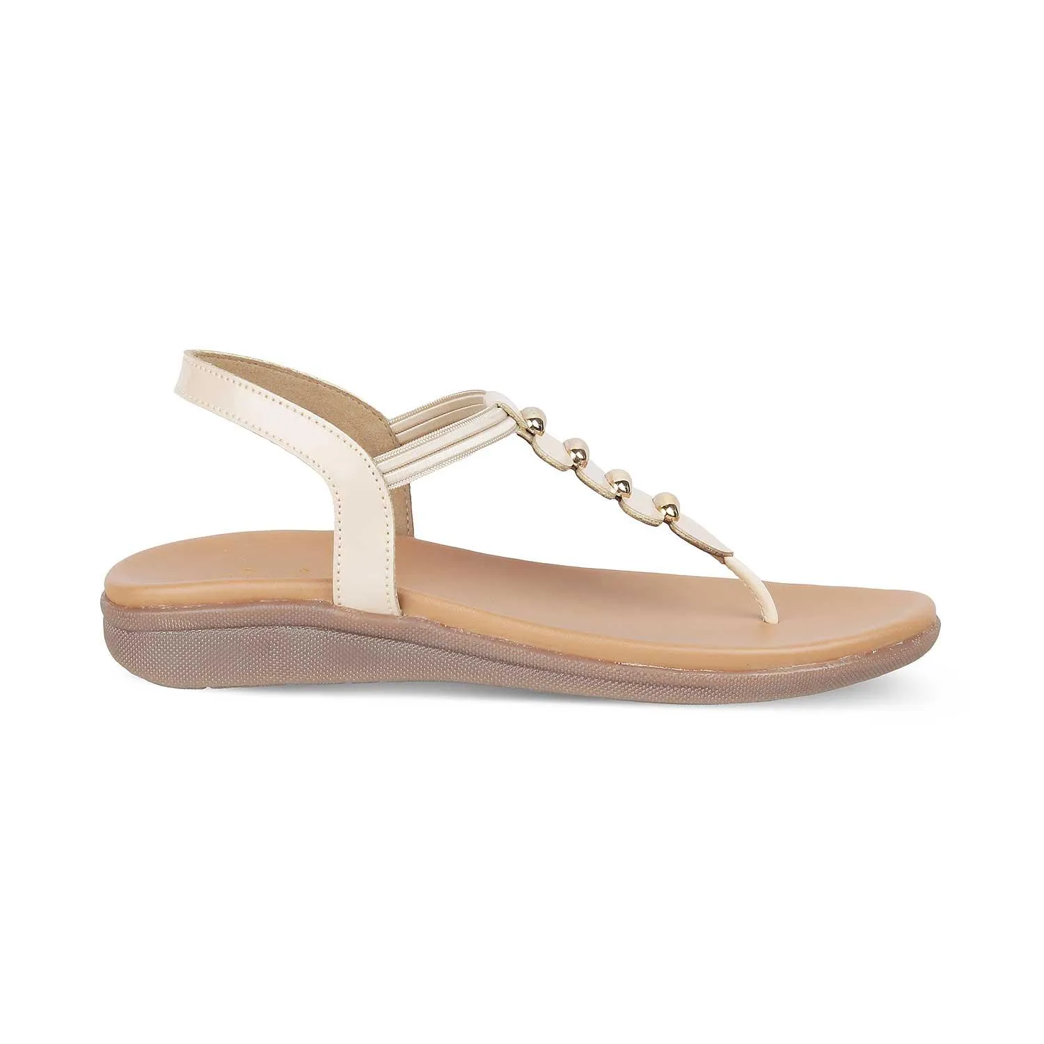 The Velencia TMS-3 Beige Women's Casual Flats Tresmode