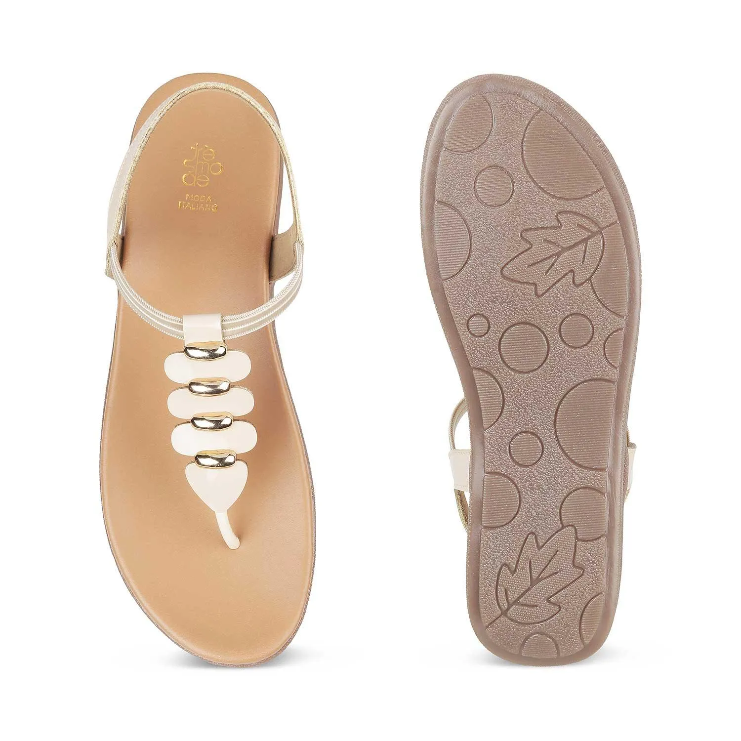 The Velencia TMS-3 Beige Women's Casual Flats Tresmode