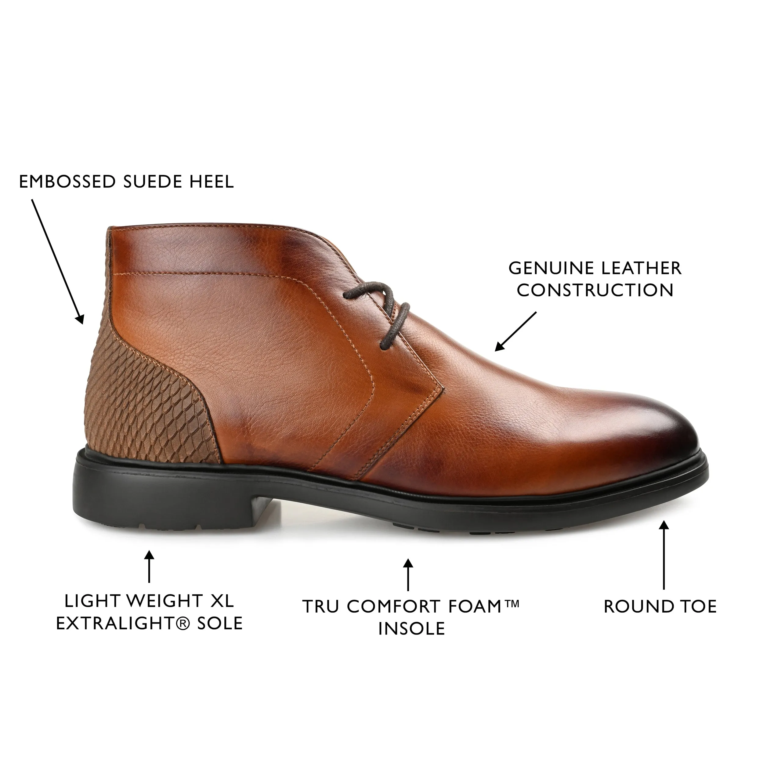 Thomas & Vine Aldridge Plain Toe Chukka Boot