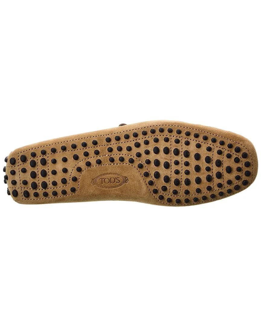 TOD��s Canvas & Suede Loafer