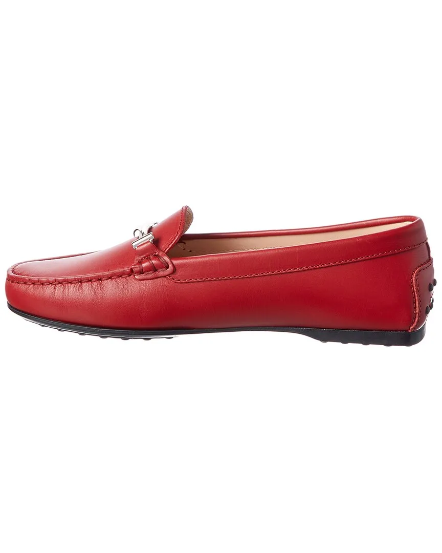 TOD��s Double T Leather Loafer