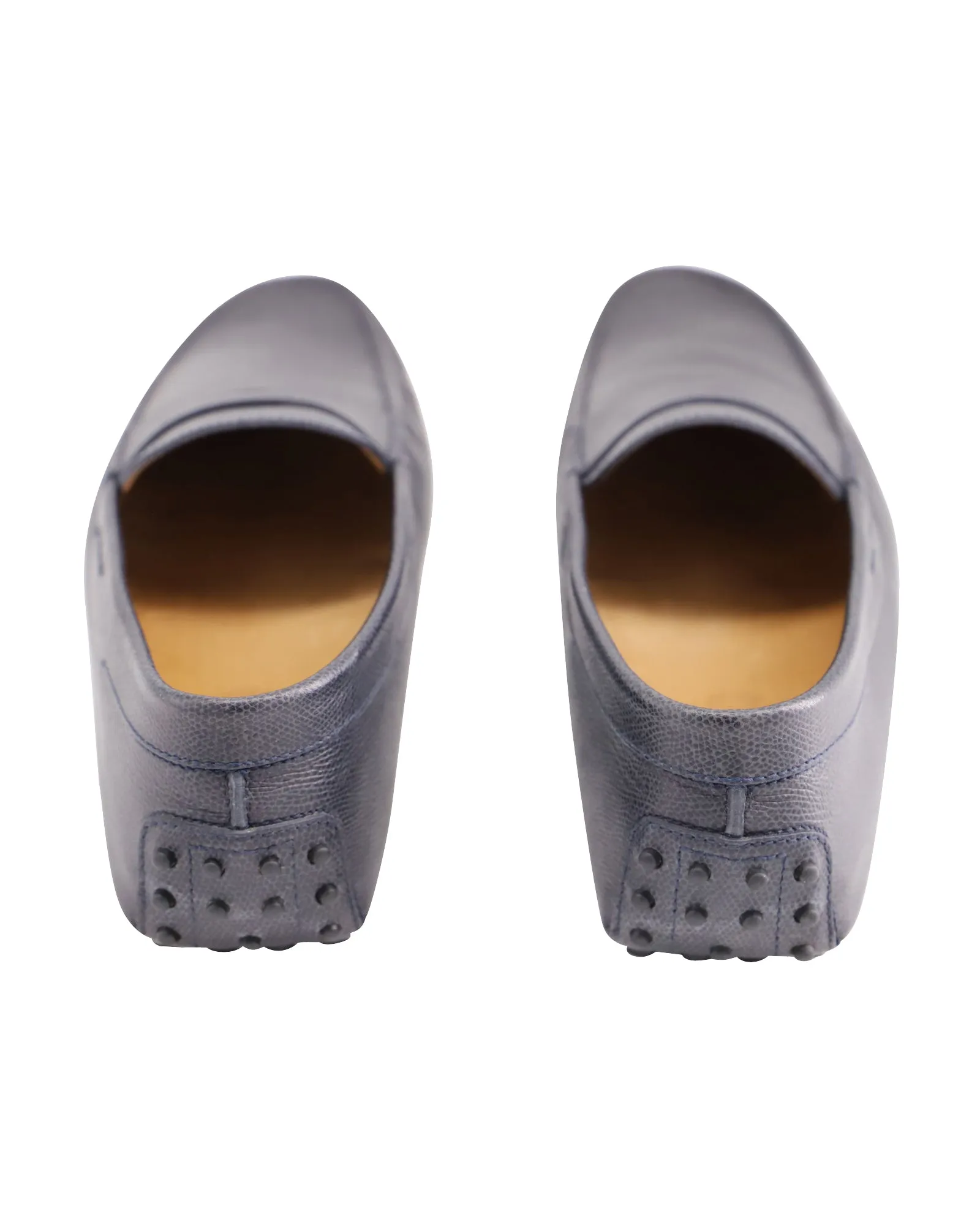 Tod's Gommino Driving Shoes in Navy Blue Leather