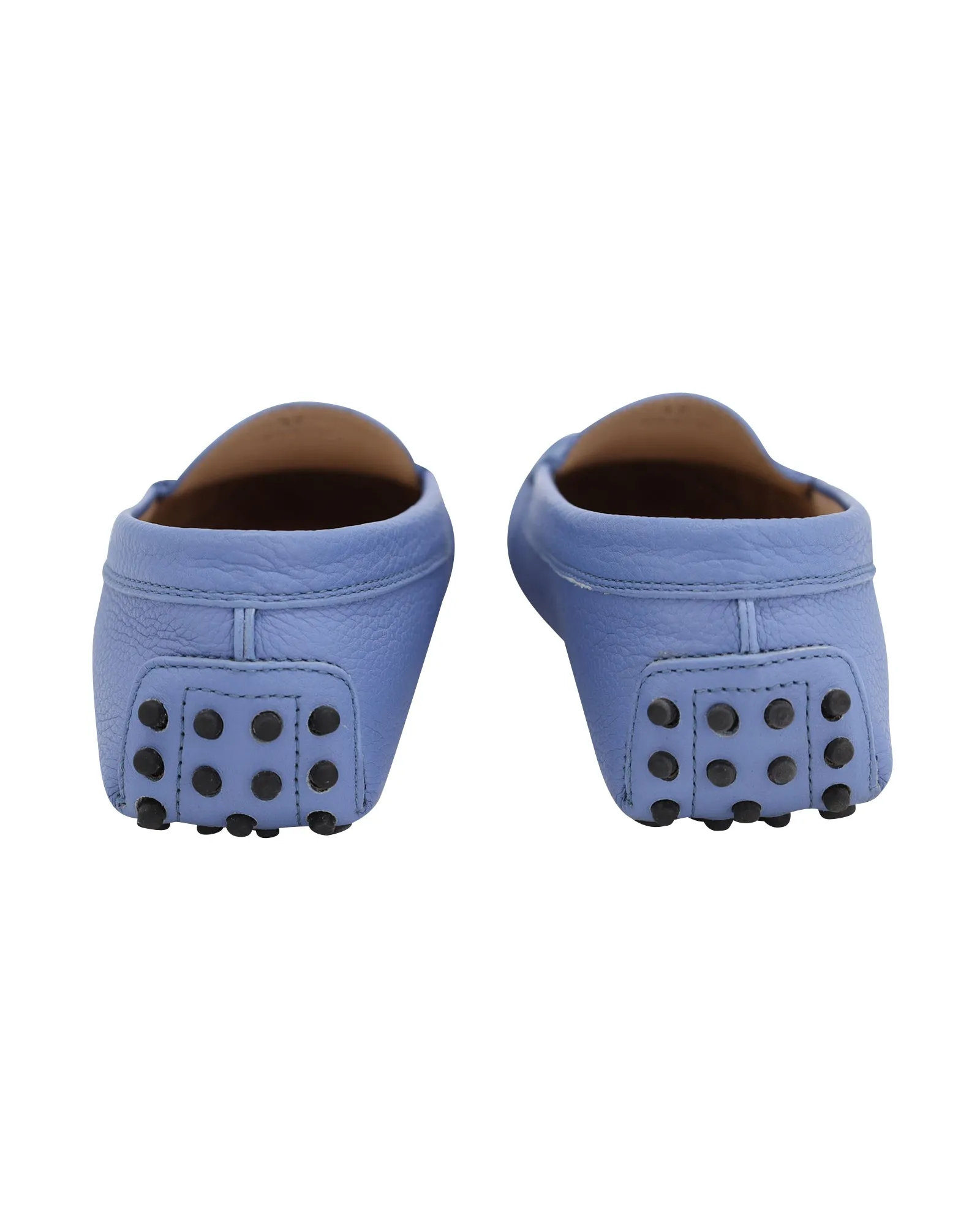 Tod's Gommino Loafers in Pastel Blue Leather