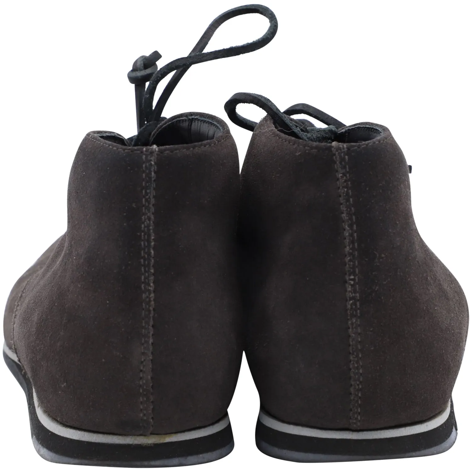 Tod's Lace-up Desert Boots in Dark Brown Suede