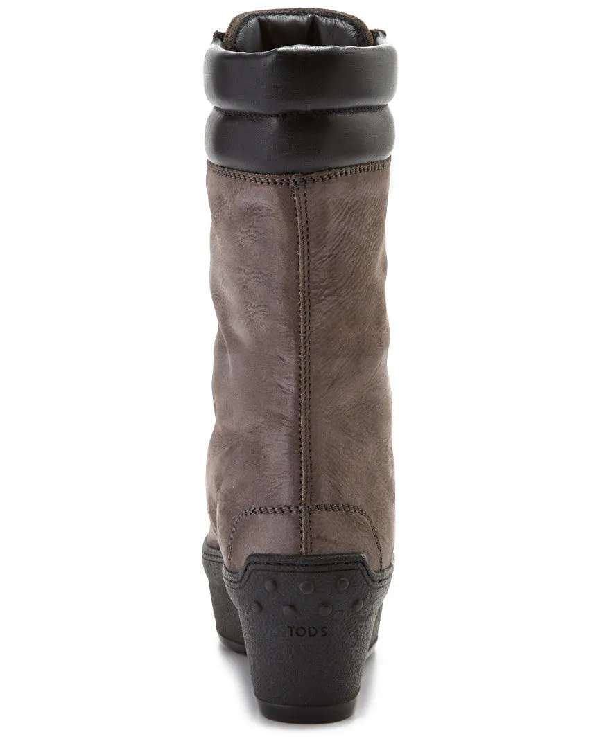 TOD’s Leather Platform Desert Boot