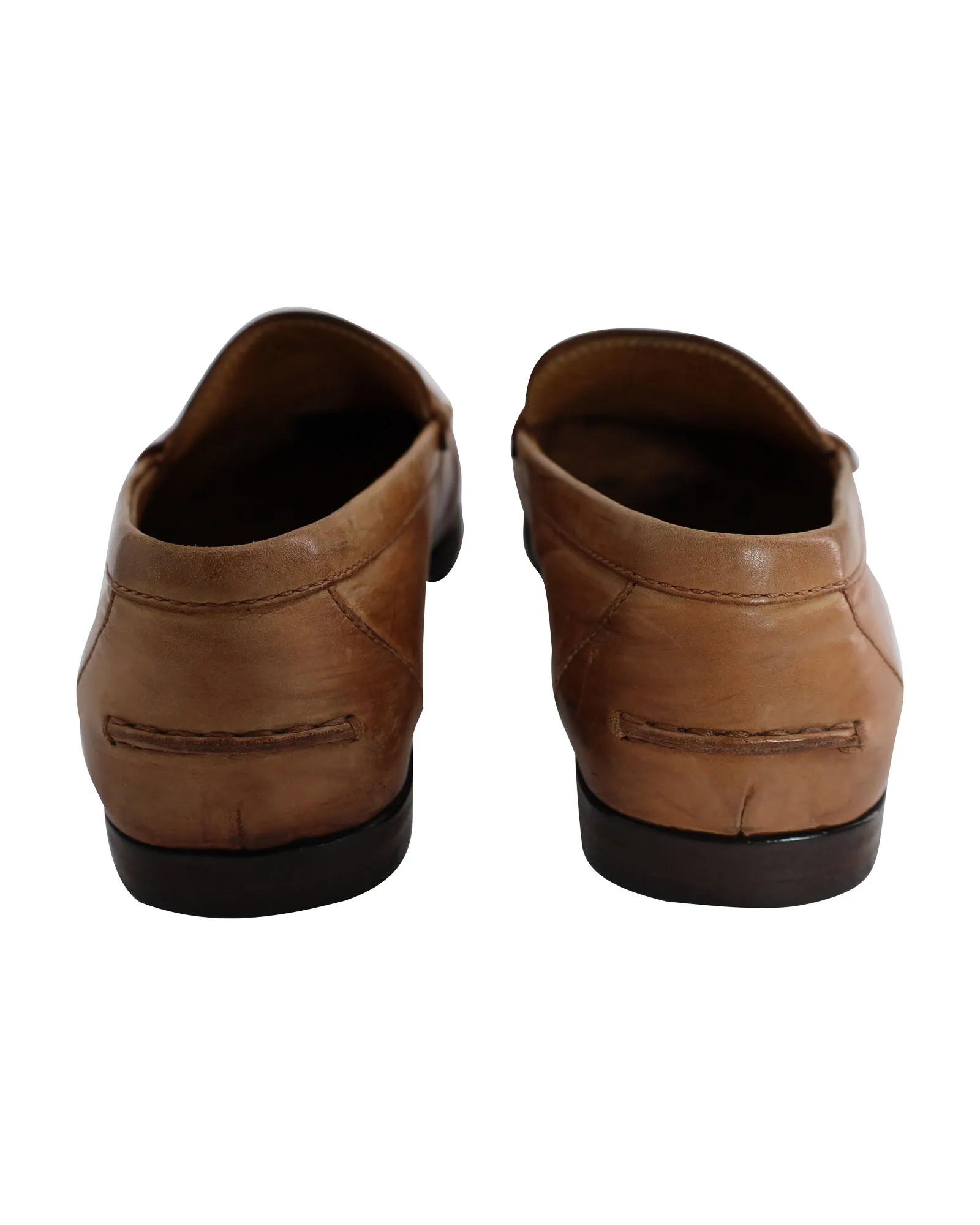 Tod's Loafers with Penny Bar in Brown Leather