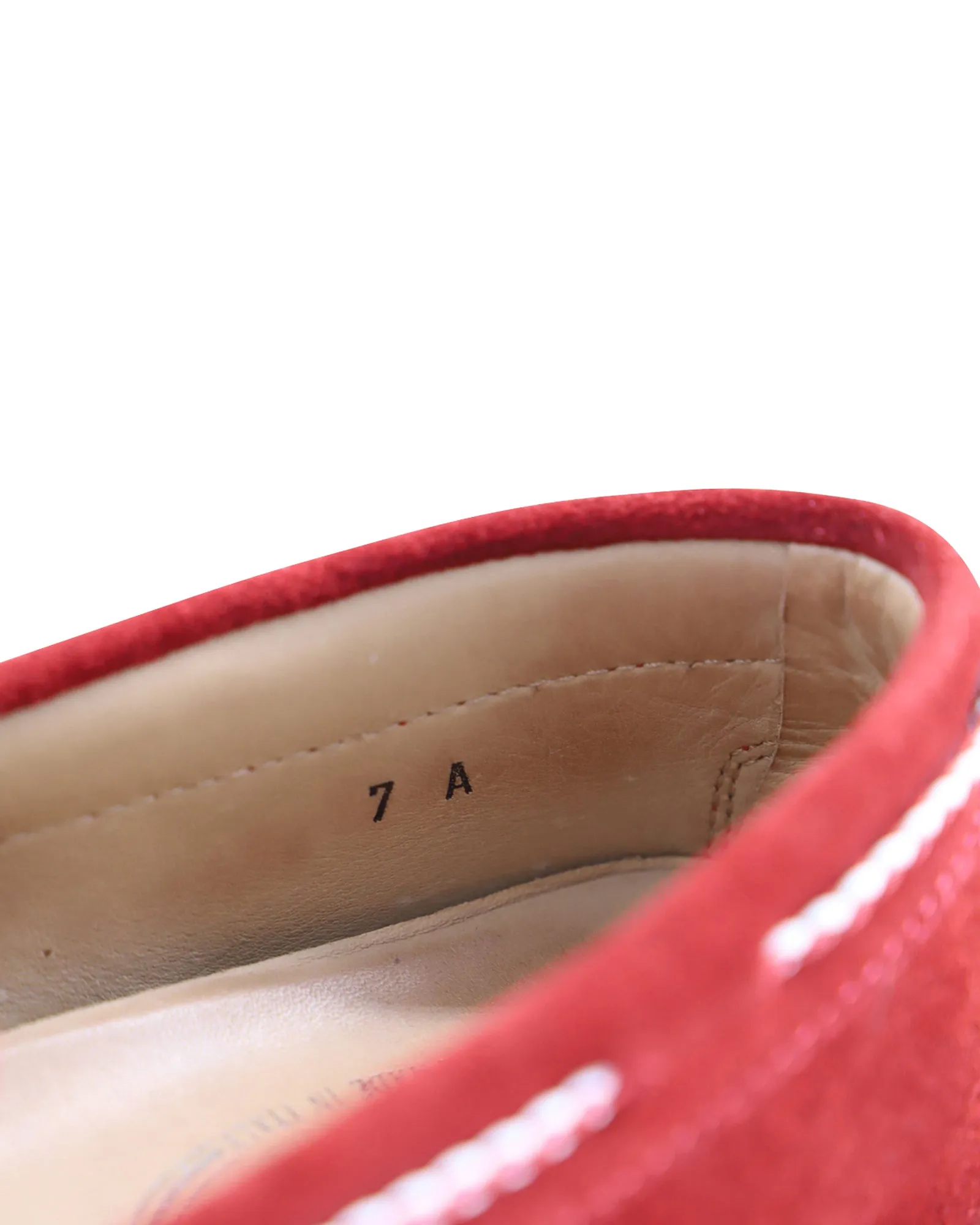 Tod's Moccasins Driving Loafers in Red Suede