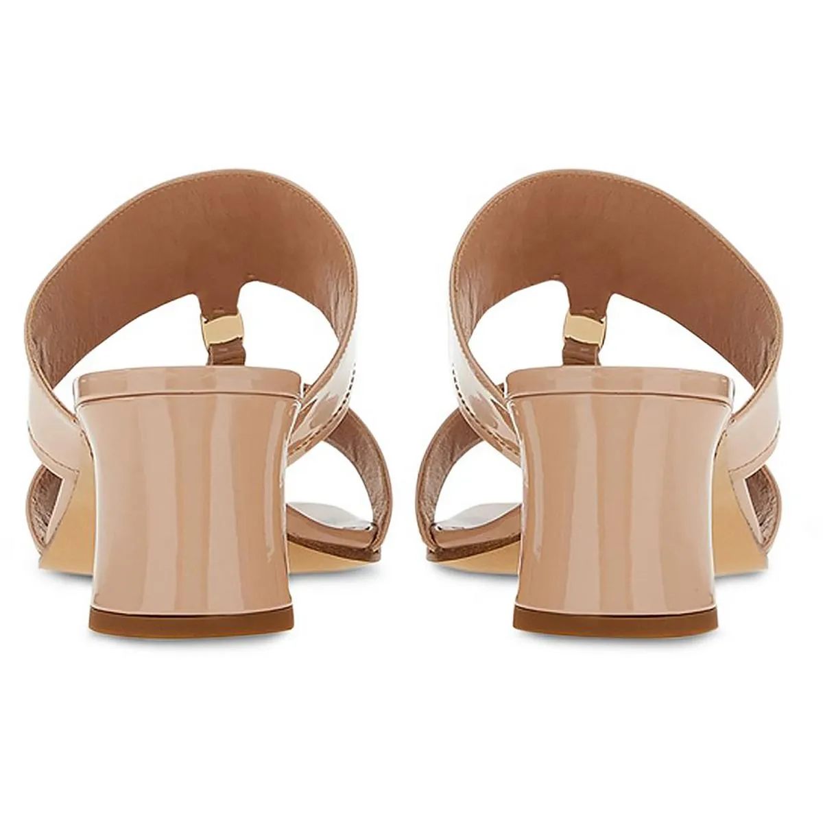 Tot 55 Womens Patent Leather Dressy Slide Sandals