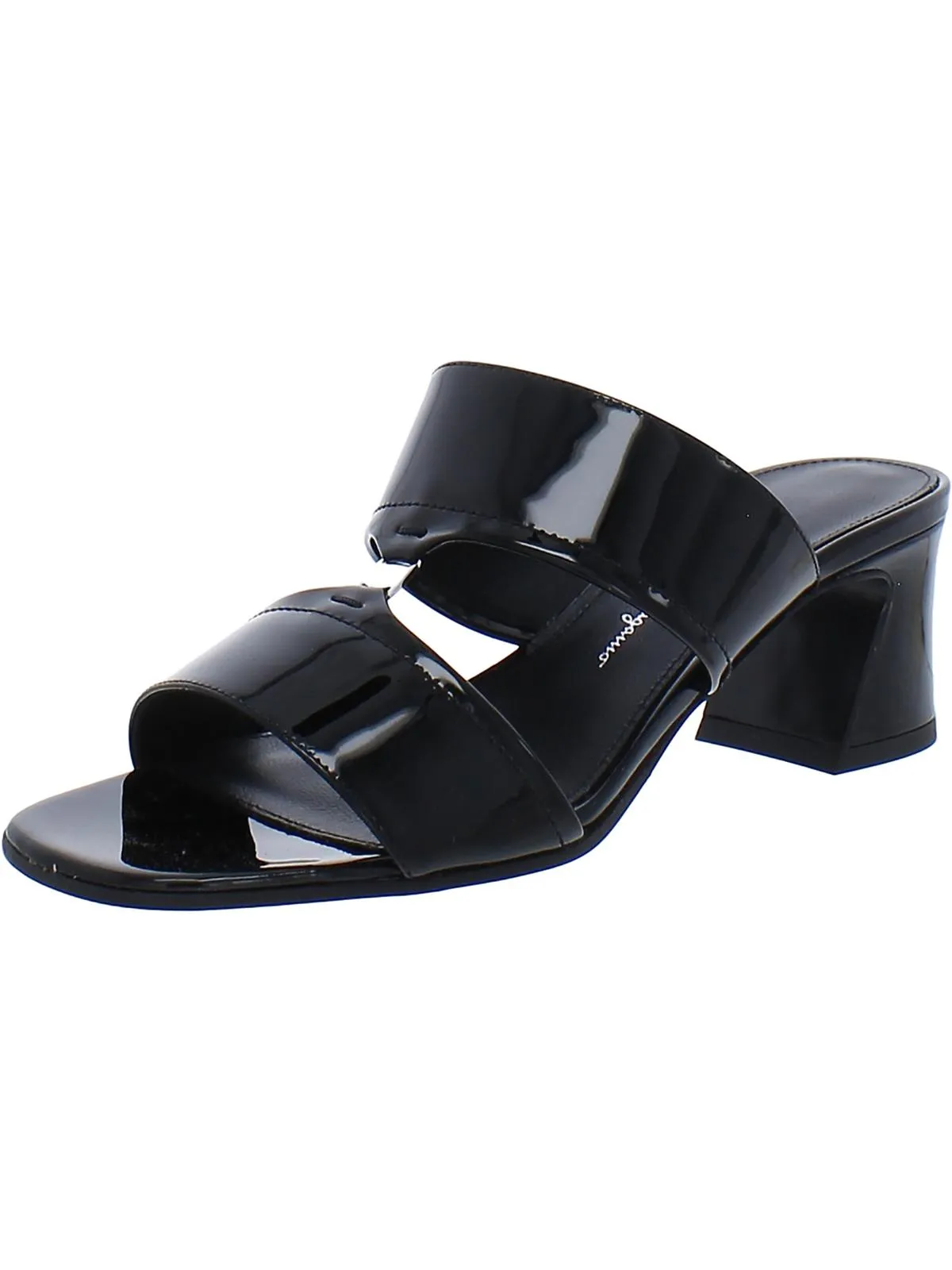 Tot 55 Womens Patent Leather Dressy Slide Sandals