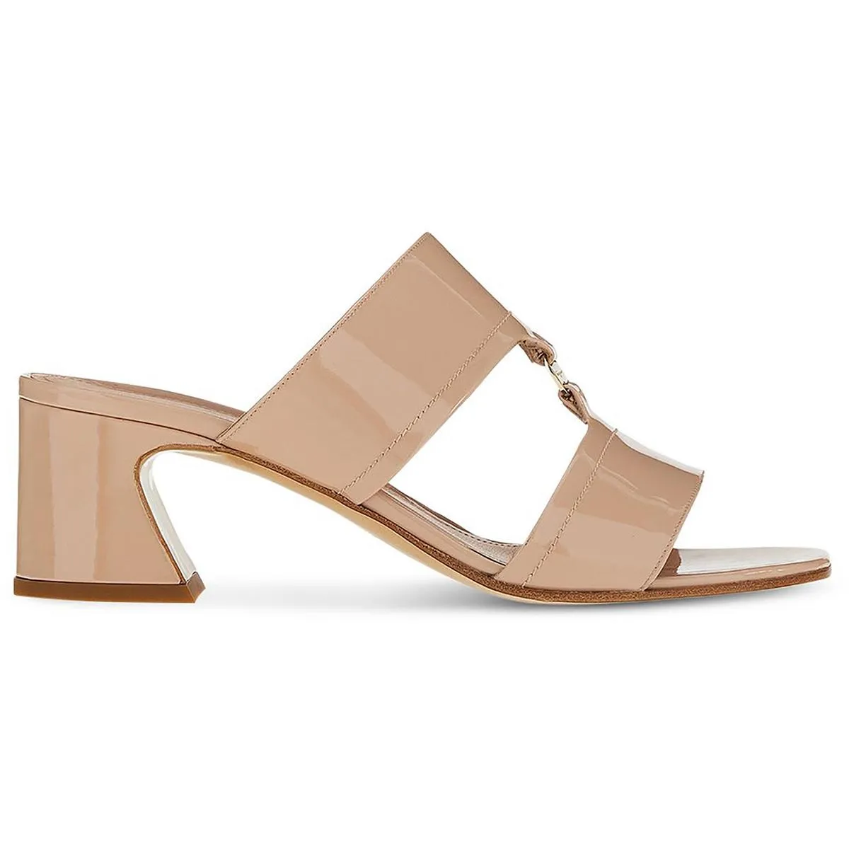 Tot 55 Womens Patent Leather Dressy Slide Sandals