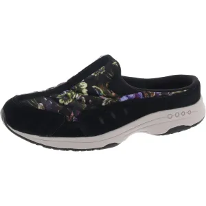 Travel Time 622 Womens Floral Print Quilted Slip-On Sneakers