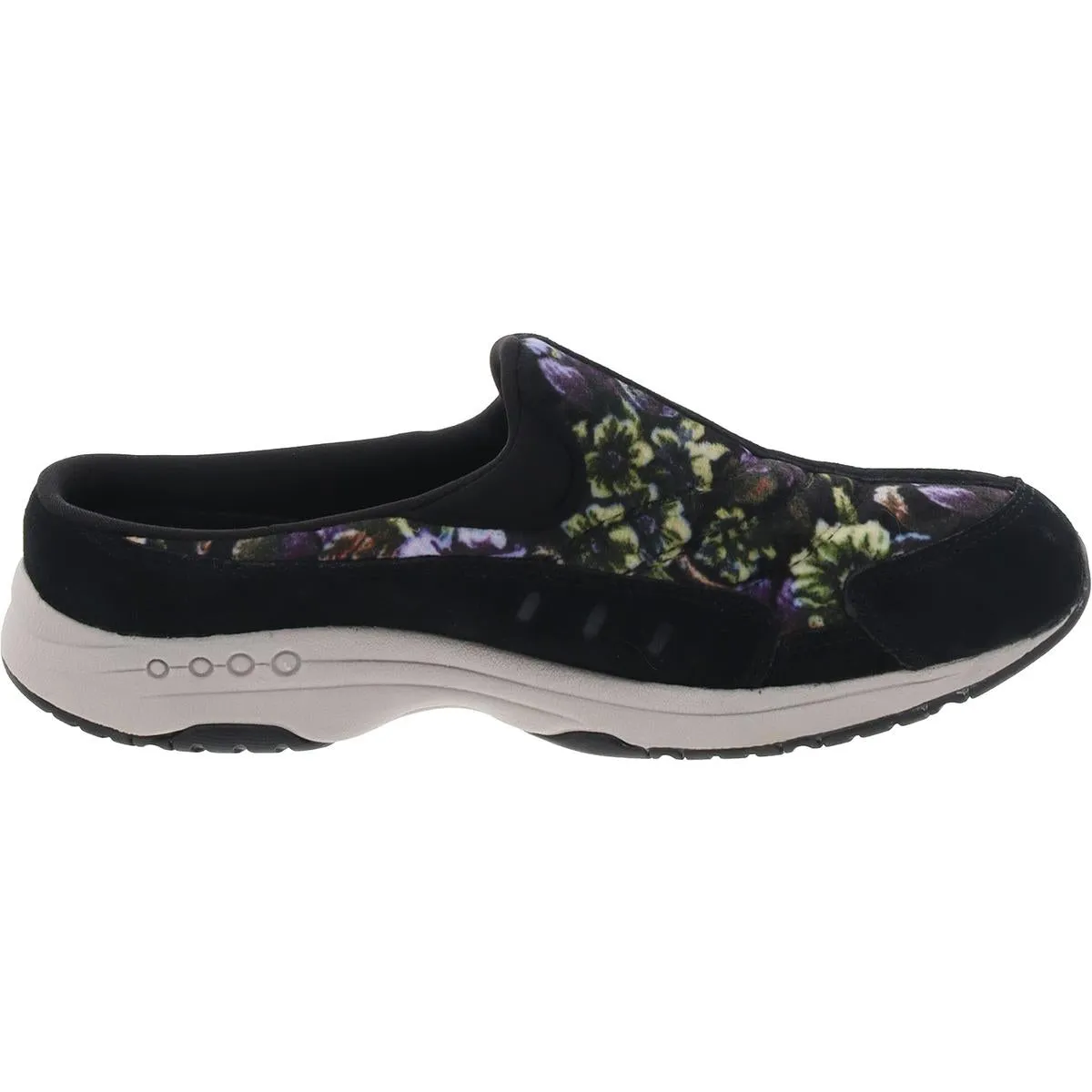 Travel Time 622 Womens Floral Print Quilted Slip-On Sneakers