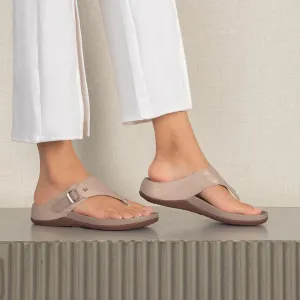 Tresmode Aaryed Gold Women's Casual Platform Flats