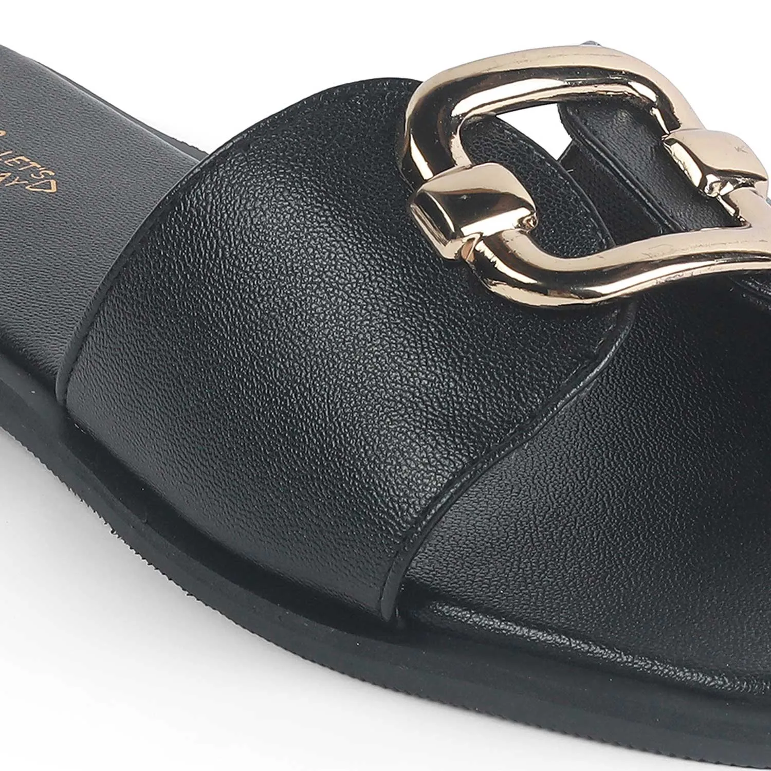 Tresmode Ancona Black Women's Dress Flats