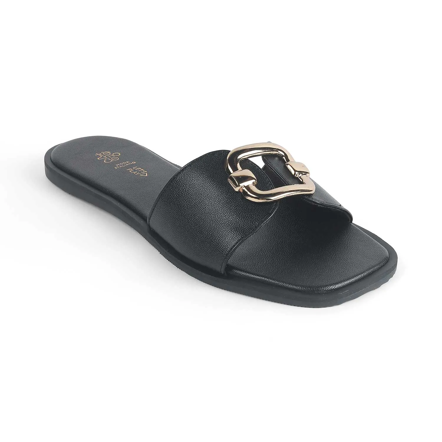 Tresmode Ancona Black Women's Dress Flats